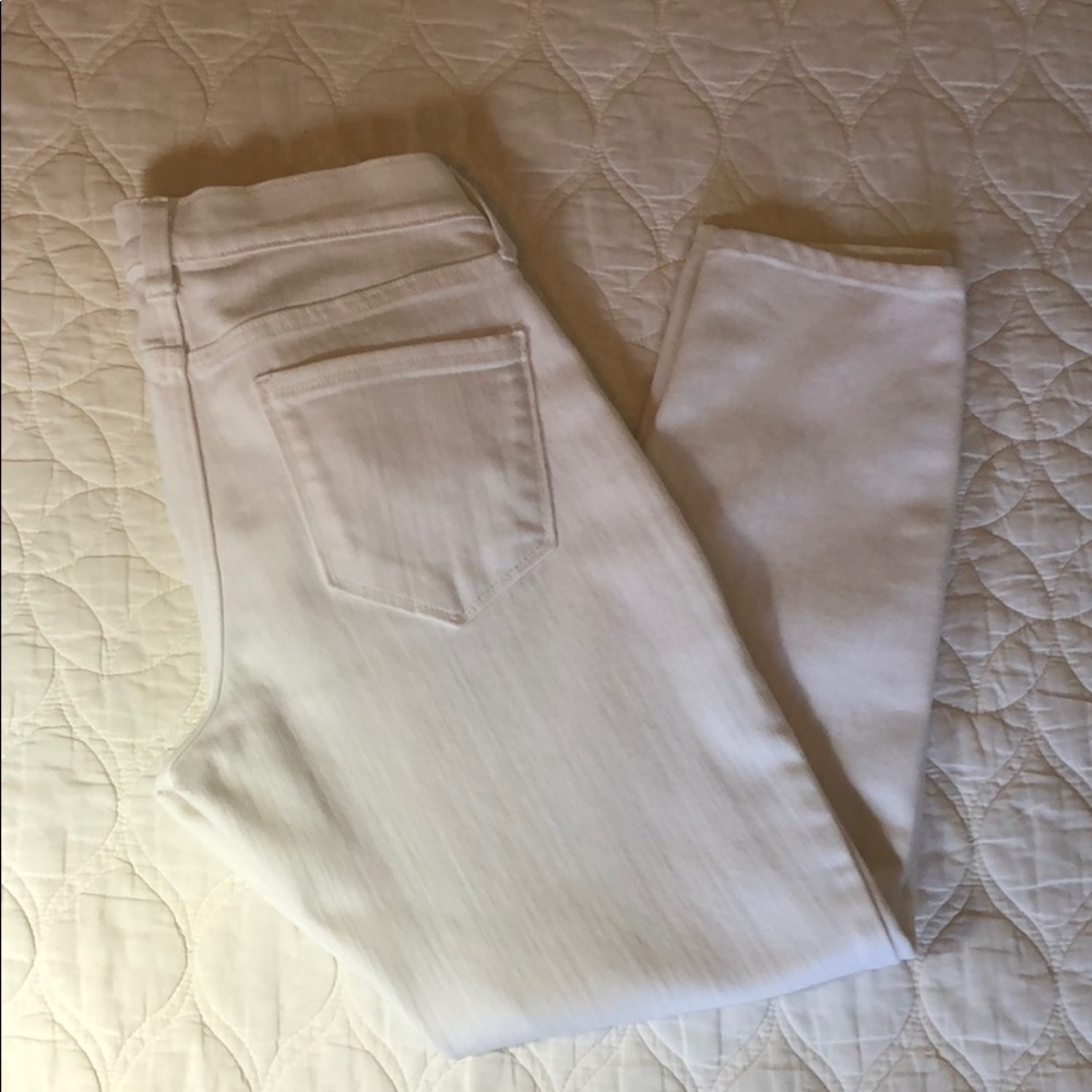 Old Navy Rockstar White Jeans